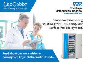 Case Study: The Royal Orthopaedic Hospital opts for space and time saving solutions for GDPR compliant Surface Pro deployment