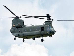 Patient transfers practiced via RAF Chinook helicopter with Isle of Wight Ambulance Service