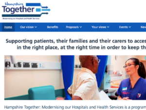 Hampshire Together programme aims to develop better network of care
