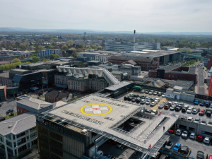 New helipad installed at Manchester University NHS Foundation Trust